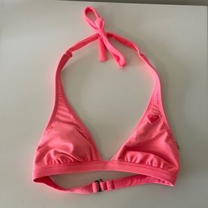 Roxy Swim pink bikini top. Size Small.
